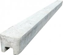 Betonový sloupek koncový na 1,0 m plot (150 cm) hladký