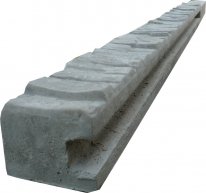 Betonový sloupek koncový na 1,0 m plot (150 cm) vzorovaný