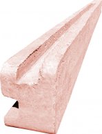 Betoneckpfeiler für 1,0 m Zaun (160 cm)