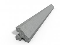Betoneckpfeiler für 1,75 m Zaun (245 cm)